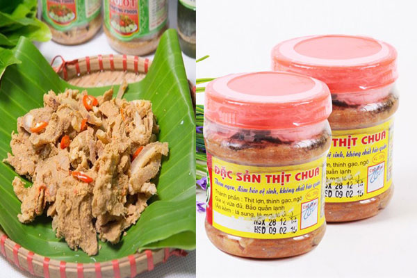 đặc sản thịt chua Thanh Sơn