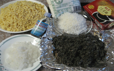 Nguyên liệu làm bánh gai